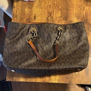 Michael Kors Brown Tote Bag